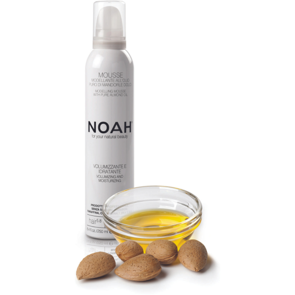 Noah 5.8. Modelling Mousse With Pure Argan Oil Plaukų putos su migdolų aliejumi, 250 ml 