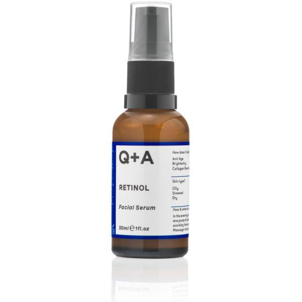 Q+A Retinol 0.2% Facial Serum Veido serumas su retinoliu, 30 ml