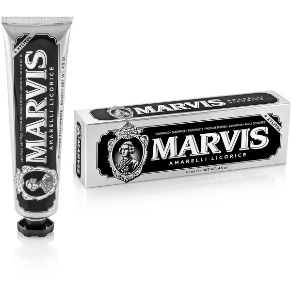 Marvis Amarelli Licorice Saldymedžio ir mėtų skonio dantų pasta, 85 ml