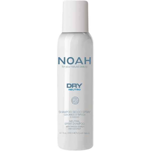 Noah Dry Neutro Spray Shampoo Sausas šampūnas su tapijokos krakmolu, 200 ml
