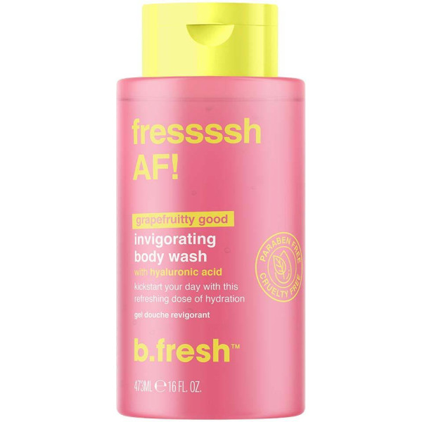 b.fresh fressssh AF! Body Wash Drėkinamasis kūno prausiklis su hialurono rūgštimi, 473 ml