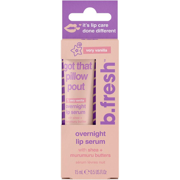 b.fresh Got That Pillow Pout Overnight Lip Serum Maitinamasis naktinis lūpų serumas, 15 ml