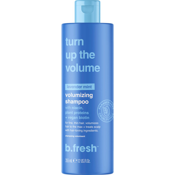b.fresh Turn Up The Volume Volumizing Shampoo Apimties suteikiantis šampūnas, 355 ml