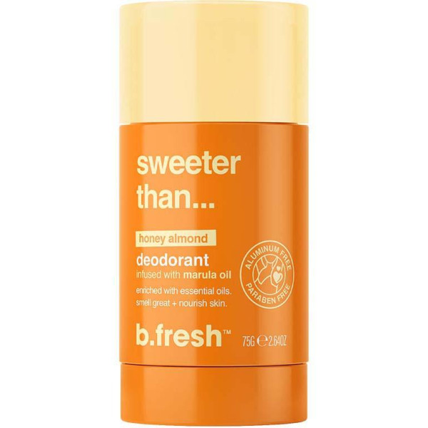 b.fresh Sweeter Than... Honey Almond Aluminium-Free Deodorant Tepamas dezodorantas, 50g