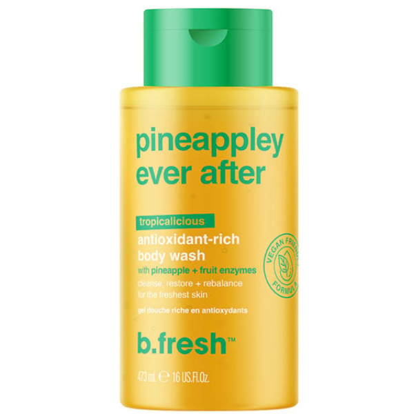 b.fresh Pineappley Ever After Antioxidant-Rich Body Wash švelnus šveičiamasis kūno prausiklis, 473 ml