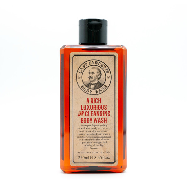 Captain Fawcett Luxurious & Cleansing Body Wash Dušo gelis vyrams, 250 ml