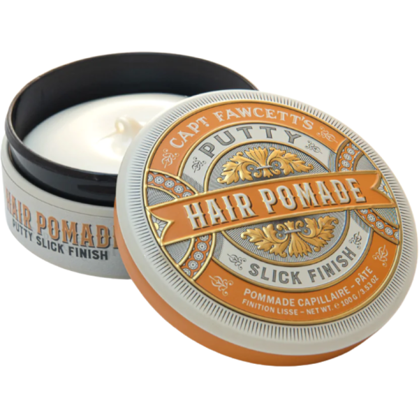 Captain Fawcett Putty Pomade Stiprios fiksacijos plaukų formavimo pasta, 100g