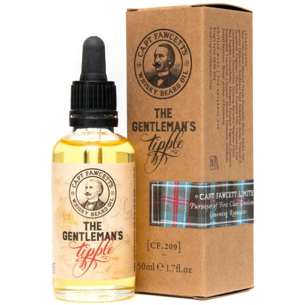 Captain Fawcett The Gentleman's Tipple Whisky Beard Oil barzdos aliejus, 50 ml