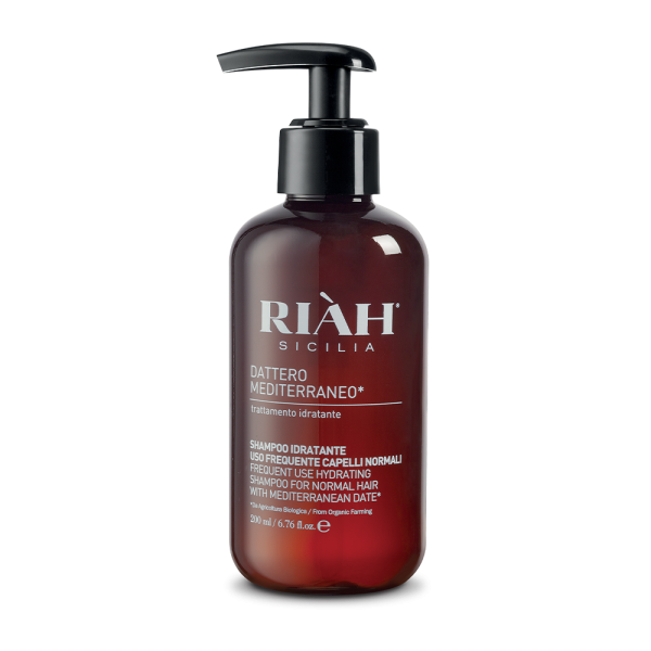 RIAH Frequent Use Shampoo With Mediterranean Date Drėkinamasis šampūnas dažnam naudojimui, 200 ml