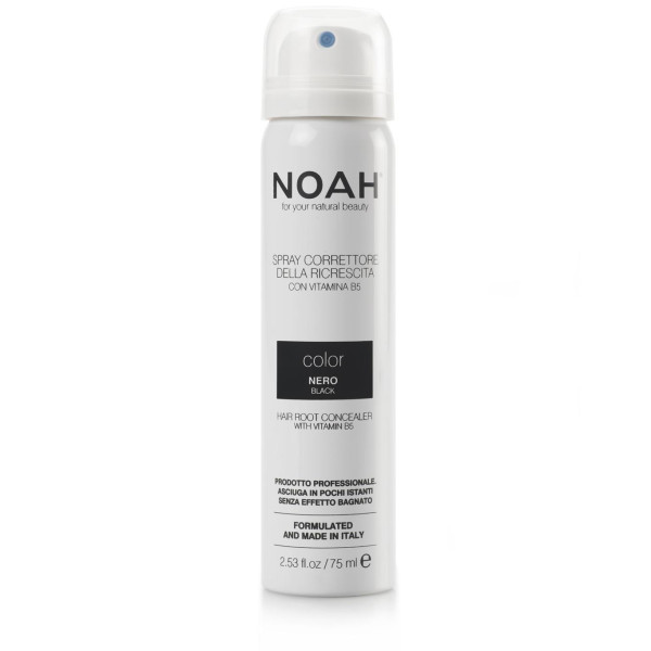 Noah Hair Root Concealer Black Plaukų šaknų maskuoklis (juodas), 75 ml