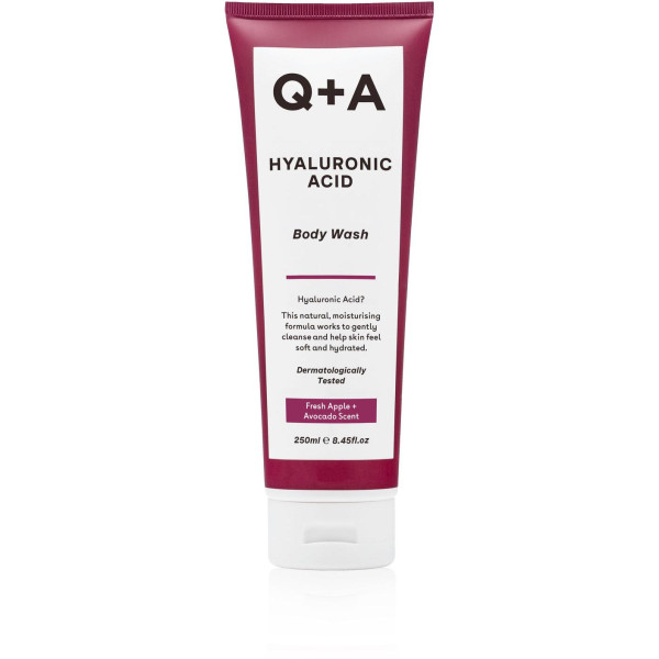 Q+A Hyaluronic Acid Body Wash Kūno prausiklis su hialurono rūgštimi, 250 ml