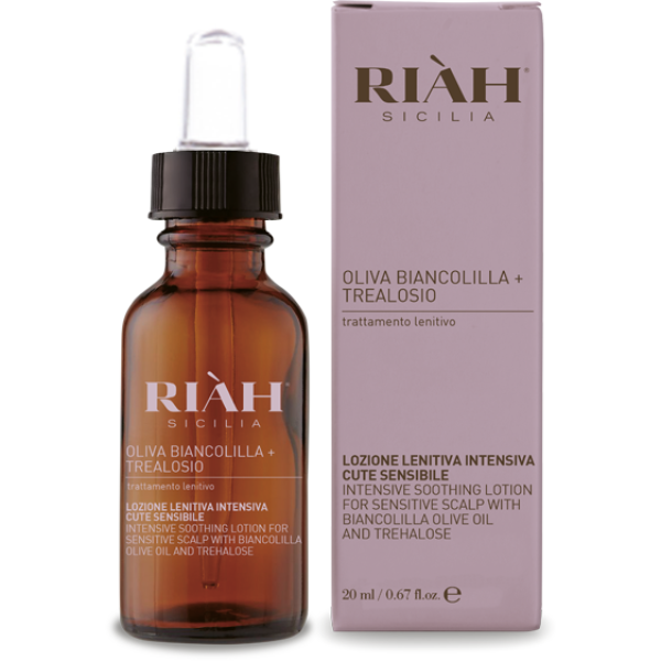 RIAH Intensive Soothing Lotion With Biancolilla Olive Oil Galvos odą raminantis serumas, 20 ml