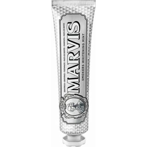 Marvis Smokers Whitening Mint Balinanti dantų pasta rūkantiems, 25 ml