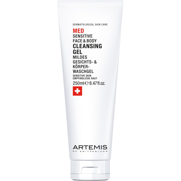 Artemis MED Sensitive Face & Body Cleansing Gel Švelnus veido ir kūno prausiklis, 250 ml