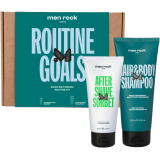 Men Rock ROUTINE GOALS Basic Grooming Routine Kit Plaukų ir odos priežiūros priemonių rinkinys vyrams, 1vnt