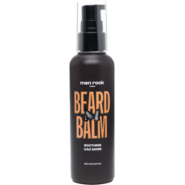 Men Rock Soothing Oak Moss Beard Balm Raminantis barzdos balzamas, 100 ml