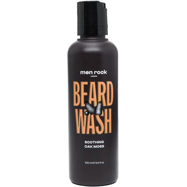 Men Rock Soothing Oak Moss Beard Wash Raminantis barzdos šampūnas, 100 ml