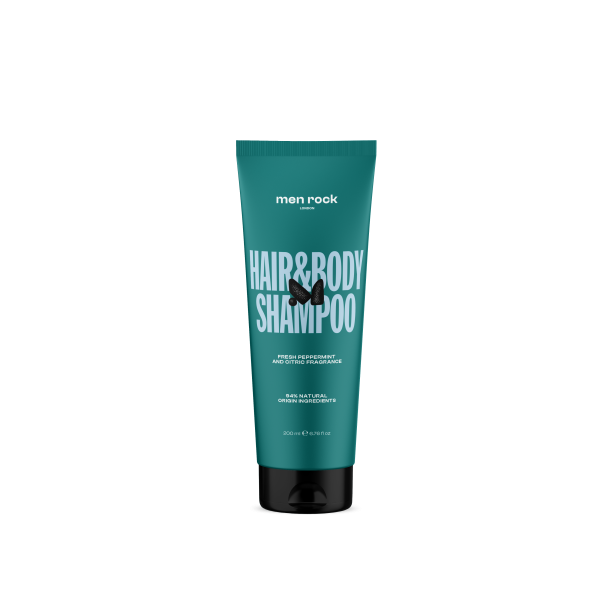 Men Rock Hair&Body Shampoo Šampūnas ir kūno prausiklis vyrams, 200 ml