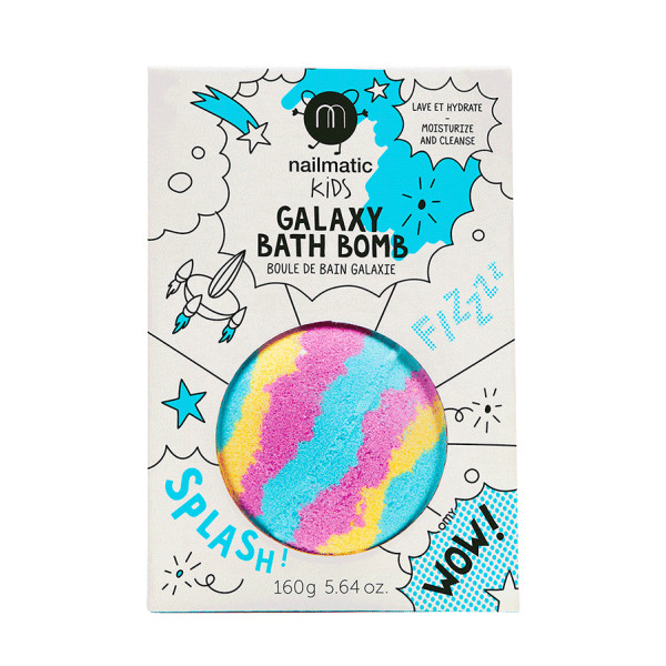 Nailmatic KIDS GALAXY Bath Bomb Vonios burbulas, 160g