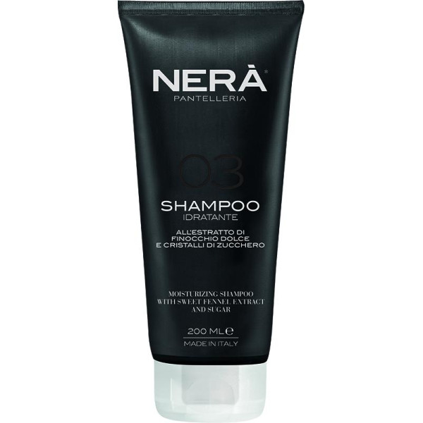 NERA 03 Moisturizing Shampoo With Sweet Fennel & Sugar Drėkinamasis šampūnas su pankolio ekstraktu, 200 ml