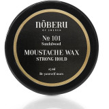 nõberu No 101 Moustache Wax Strong Hold Stiprios fiksacijos ūsų vaškas, 25 ml