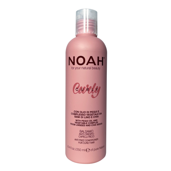 Noah Curly Anti Frizz Conditioner Glotninamasis kondicionierius garbanotiems plaukams, 250 ml