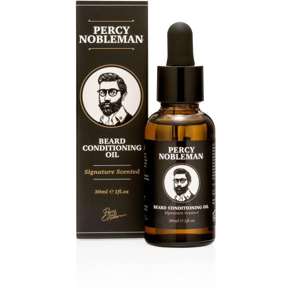 Percy Nobleman Beard Conditioning Oil Signature Scented Kondicionuojantis vanilės aromato barzdos aliejus, 30 ml