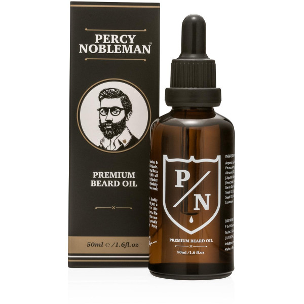 Percy Nobleman Premium Beard Oil Premium barzdos aliejus, 50 ml
