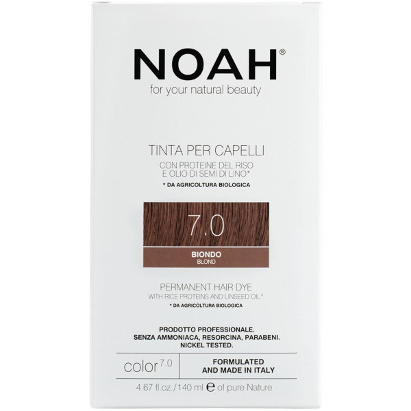 Noah Permanent Hair Dye 7.0 Blond Ilgalaikiai plaukų dažai, 140 ml