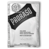 Proraso Post Shave Powder Mėtų ir rozmarinų kvapo pudra po skutimosi, 100g