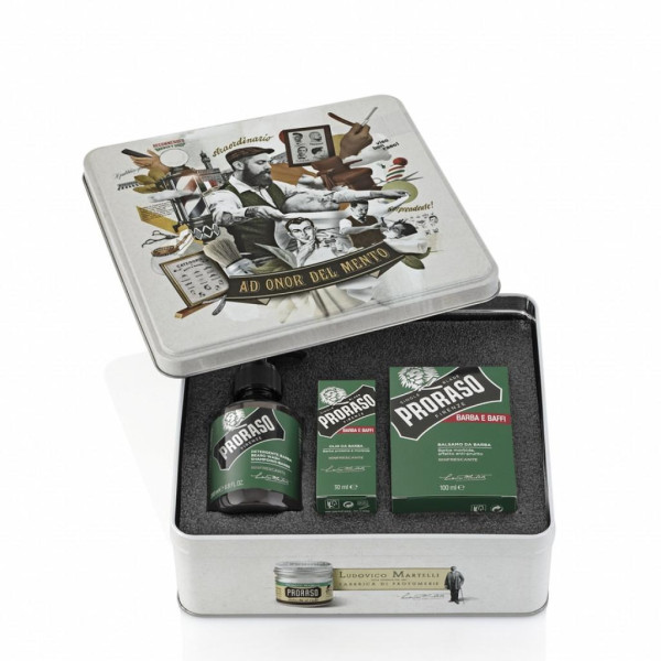 Proraso Refreshing Vintage Beard Care Kit Vintažinis barzdos rinkinys, 1vnt.