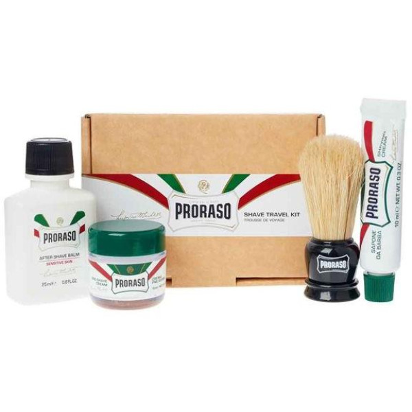 Proraso Travel Shaving Kit Kelioninis skutimosi rinkinys, 1vnt.