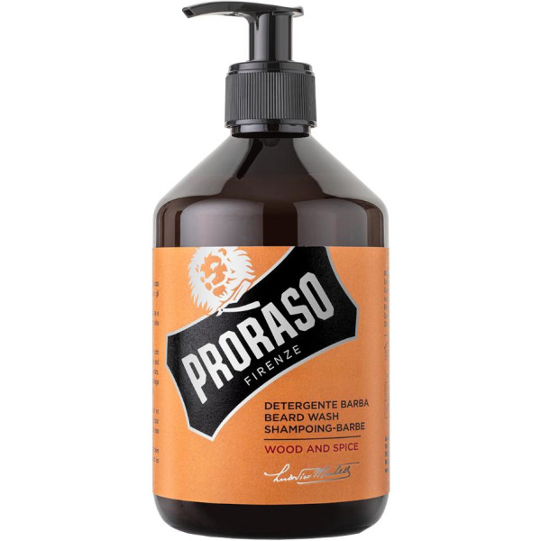 Proraso Wood & Spice Beard Wash Barzdos šampūnas, 500 ml