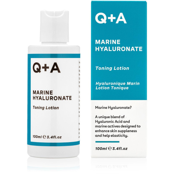 Q+A Marine Hyaluronate Toning Lotion Drėkinamasis veido tonikas, 100 ml