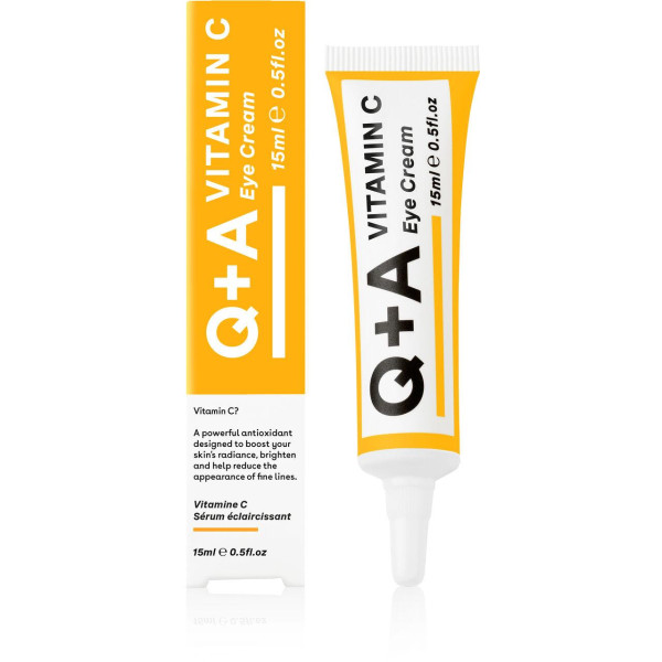 Q+A Vitamin C Eye Cream Paakių kremas su vitaminu C, 15 ml