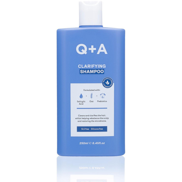 Q+A Clarifying Shampoo valomasis šampūnas su prebiotikais, 250 ml