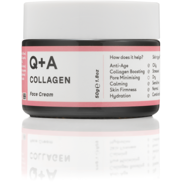 Q+A Collagen Anti-Age Face Cream Veido kremas su kolagenu, 50 ml