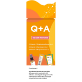 Q+A GLOW HEROES Gift Set odos priežiūros priemonių rinkinys su vitaminu C