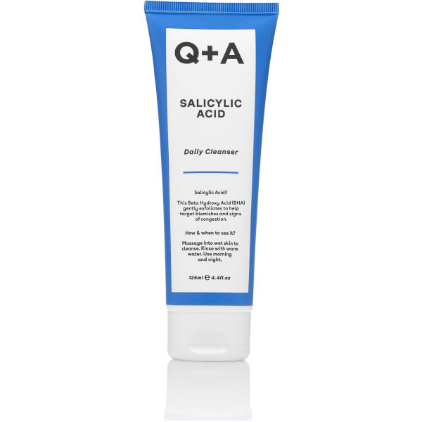 Q+A Salicylic Acid Daily Cleanser kasdienis veido prausiklis su salicilo rūgštimi, 125 ml