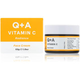 Q+A Vitamin C Radiance Face Cream skaistinamasis veido kremas, 50 g