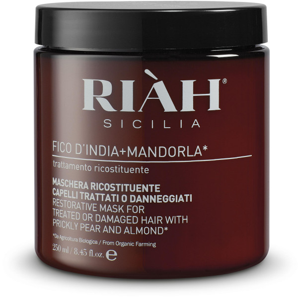 RIAH Restorative Mask With Prickly Pear & Almond Atkuriamoji plaukų kaukė su opuncijų ir migdolų aliejais, 250 ml