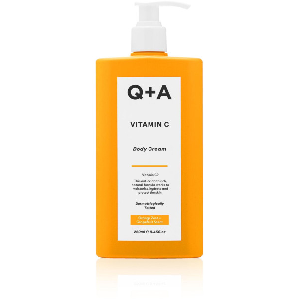 Q+A Vitamin C Body Cream Kūno kremas su vitaminu C, 250 ml