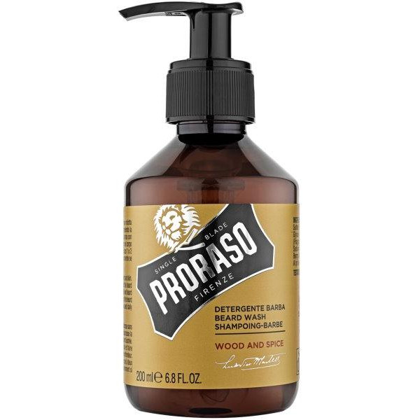 Proraso Wood & Spice Beard Wash Barzdos šampūnas, 200 ml