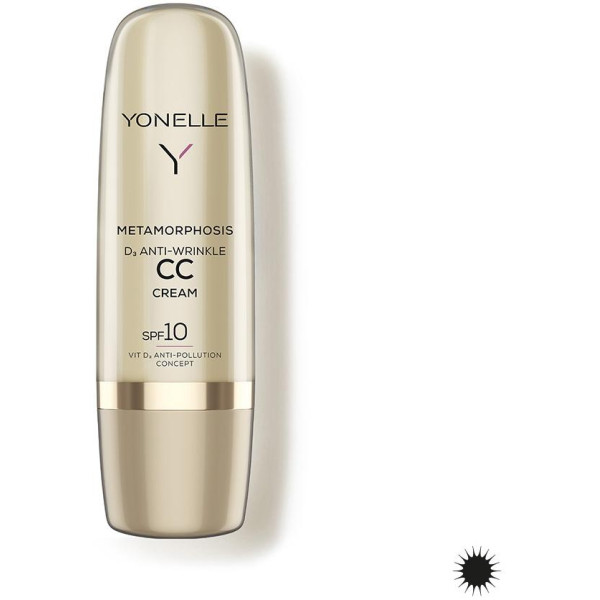 Yonelle Metamorphosis D3 Anti-Wrinkle CC Cream SPF10 Light Neutral Priešraukšlinis CC kremas, 50 ml