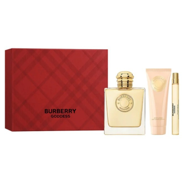 Burberry Goddess EDP parfumuotas vanduo moterims, 100 ml + tělové mléko, 75 ml + EDP, 10 ml