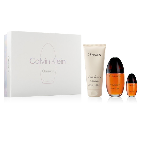 Calvin Klein Obsession EDP parfumuotas vanduo moterims, 100 ml + tělové mléko, 200 ml + EDP, 15 ml