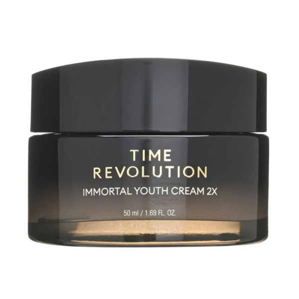 Missha Time Revolution Immortal Youth Cream 2x senėjimą stabdantis veido kremas, 50 ml