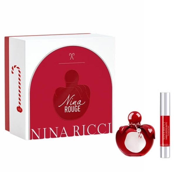 Nina Ricci Nina Rouge EDT tualetinis vanduo moterims, 50 ml + lipstick