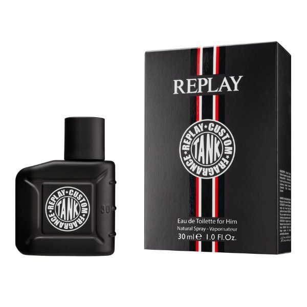 Replay Tank Custom For Him EDT tualetinis vanduo vyrams, 30 ml