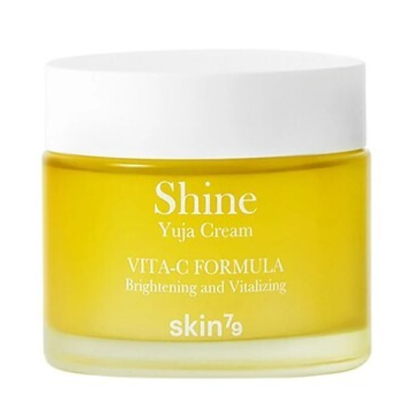 skin79 Shine Yuja Cream skaistinamasis veido kremas su vitaminu C, 70 ml